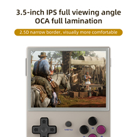 Mini console de jeu rétro de poche avec écran IPS de 3,5 pouces, système Linux, lecteur de jeux portable 128 Go, Anbernic RG35XX