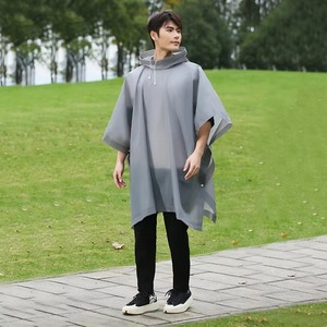 Poncho Impermeable Azul Unisex de PE para Lluvia, para Senderismo, Viajes, Uso Casual, para Adultos, Individual, para Pesca y Camping - Product Image 4