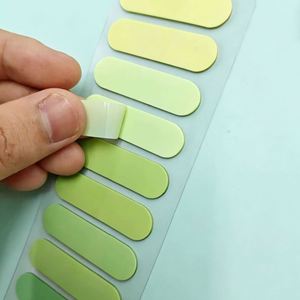 Marcadores de Página Transparentes Autoadhesivos con Esquinas Redondeadas Multicolores, Útiles Escolares para la Organización de Cuadernos de Estudio - Product Image 3