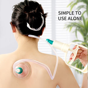 Ensemble de ventouses à vide 12 pièces, ventouses standard, pompe manuelle, amélioration de la circulation sanguine, soulagement des douleurs musculaires, compact, pour les voyages, utilisation quotidienne - Product Image 4