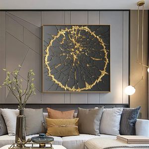 Decoración Moderna para Sala de Estar, Cuadro para <span class=keywords><strong>Baño</strong></span>, Lienzo Amarillo, <span class=keywords><strong>Cuadros</strong></span> Románticos para Pared, Arte Abstracto para Sala de Estar - Product Image 5