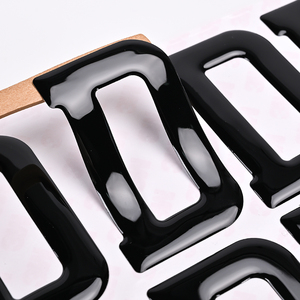 Número y Letra de Gel 3D para Placa de Matrícula Acrílica, Película Reflectante, Placa de Matrícula de Coche Acrílica del Reino Unido con Letra 3D - Product Image 2