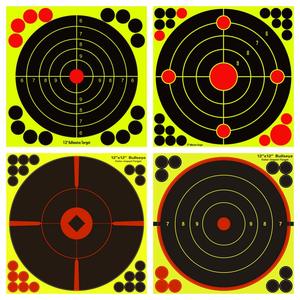 Pegatina Adhesiva Personalizada de Papel Fluorescente de 12x12 Pulgadas para Práctica de Tiro con Resortera y Dardos - Product Image 2
