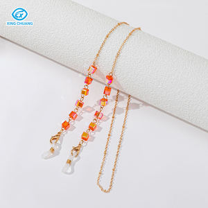 2025 nouveau Design décoratif métal porte-<span class=keywords><strong>lunettes</strong></span> sangle élégante femme perlée <span class=keywords><strong>lunettes</strong></span> chaîne - Product Image 6