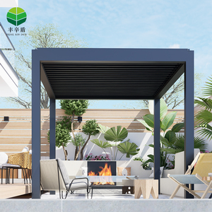 3x3 3x4 4x3 4x4 4x5 4x5 4x6 6x3 6x4 6x5 6x6m Jardín moderno Exterior Aluminio Persiana Pérgola Pabellón Gazebo Pérgola pérgola Pergula - Product Image 1