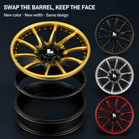 Jantes forgées en deux parties Y Spoke Or Noir 18 19 20 21 pouces 5x112 6061-T6 pour BMW M4 Audi, alliage concave personnalisé, directement de l'usine