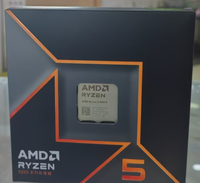 Pour processeur AMD Ryzen 5 9600X, neuf en boîte, processeur de bureau d'occasion, 6C12T AM5 65W Zen5, puce d'ordinateur de jeu