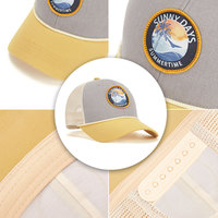 Gorra de Béisbol Unisex de Malla de Algodón de Alta Calidad Personalizada al por Mayor con Logotipo de Parche, Gorra Deportiva para Exteriores para Verano y Primavera