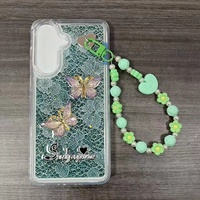 Coque de téléphone en TPU scintillante avec chaîne pour Samsung A56 A36 A35 S26 A32 A17 et TECNO Spark50 Pop20 Camon50 – Housse arrière pour filles