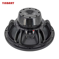YINBART Haut-parleur de porte de voiture 8 pouces 4 ohms en aluminium et caoutchouc, remplacement de haut-parleur médium-grave avec puissance maximale de 100W
