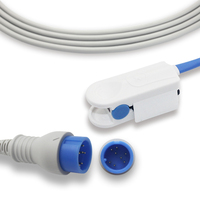 Sonde de surveillance SpO2 réutilisable à clipser sur le doigt pour adulte, 3 mètres, en TPU, capteur SpO2 certifié CE, accessoire médical