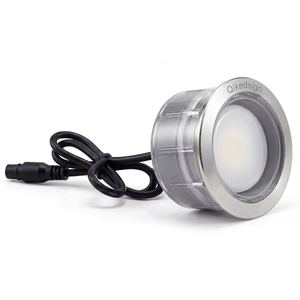 Lampes encastrées au sol extérieures étanches carrées pour parcs, mini-lampes étoiles en acier inoxydable 1,5W/3W pour marches - Product Image 2