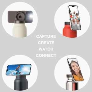 Sports Portable 24oz 32oz Free Custom Logo Colorful Thermal Flask Phone Holder <b>Thermos</b> Bottles Magnetic Tumbler Lid - Product Image 4