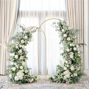 Arco de Boda Elegante de Hierro LANJO para Ceremonia, Decoración Nupcial, Fiestas en Interiores y Exteriores - Product Image 4