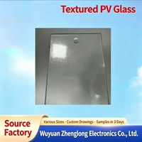 2mm Textured Glass Photovoltaic Solar Panel with Reinforced Precision Grinding, Straight Edge Scraping, High-strength,
