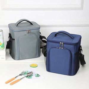 Sac à lunch isotherme portable de grande capacité, personnalisé, imperméable et écologique - Product Image 1