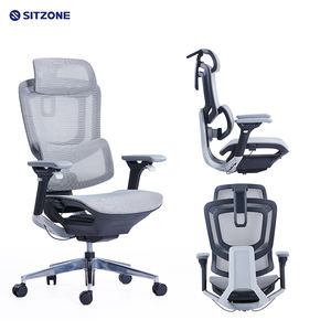 Sedia da Ufficio Ergonomica Moderna Sitzone, Regolabile in Altezza, con Schienale in Rete, Girevole, Ortopedica, per Personale d'Ufficio - Product Image 6