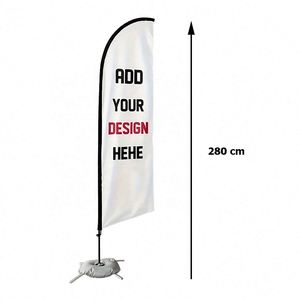 Support de bannière publicitaire portable double face avec logo personnalisé pour les promotions de salons professionnels - Product Image 6