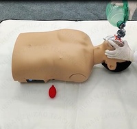 Maniquí de Entrenamiento de Primeros Auxilios para RCP de Medio Cuerpo, Maniquí de Entrenamiento de Intubación con LED