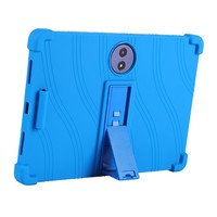 Coque de tablette en silicone souple et sûre pour enfants, durable, incassable, protection intégrale avec béquille pliable pour TCL TAB A1 Plus 9445X