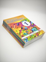 Libro de texto africano de Nigeria sobre comprensión de las matemáticas con encuadernación perfecta e impresión digital
