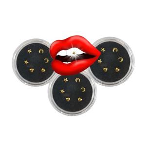 Perfecte Ster Maan Hart Tand Edelstenen Combinatie Nieuw Binnen 6 Stuks Gouden Tand Gem Diy Tanden Sieraden <span class=keywords><strong>Best</strong></span> Verkochte Tanden Edelstenen - Product Image 2