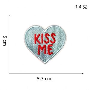 NODA New Colors Iron on Sweet Words love Heart Patches for Lovers - Product Image 4