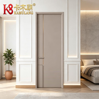 Portes intérieures modernes en bois composite sur mesure, isolation acoustique, construction durable, pour salle à manger, salle de bain, appartement, chambre