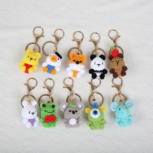 Muñecos <span class=keywords><strong>de</strong></span> Peluche <span class=keywords><strong>Amigurumi</strong></span> Tejidos a Crochet, Animales del Zodiaco Chino, Mono, Dragón, Tigre, Caballo, Conejo, Llavero - Product Image 2