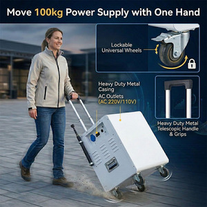 BH-16KWH 51.2V 12kw Station de recharge solaire tout-en-un pour véhicules électriques, alimentation mobile hors réseau, communication CAN pour voitures - Product Image 1