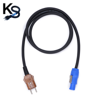 Cable de Alimentación de Alta Calidad con Enchufe de 3 Pines de Cobre y PVC, Cable Eléctrico de CA con Conector IEC C13 para Iluminación de Escenarios