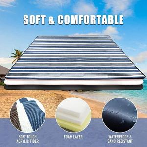 200X200cm Picnic <b>Waterproof</b> Foldable Outdoor Blanket for Camping Travel Beach Hiking Sleeping <b>Pad</b> Camp Mat - Product Image 4
