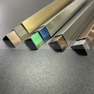 EX059 Factory-Customized 201/304 Gold Stainless Steel Tile <b>Edge</b> <b>Trim</b> Modern Design Self-Adhesive Easy Installation Waterproof - Product Image 4