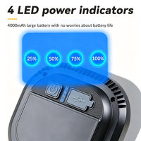 Lampe à clip multifonctionnelle magnétique rotative à 360° portable rechargeable en ABS COB pour travaux routiers et de jardinage