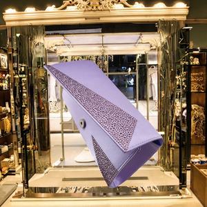 Bolso de Mano de Lujo con Diamantes para Mujer y Bolso Cuadrado Pequeño de Poliéster para Uso Diario y Fiestas de Boda - Product Image 2