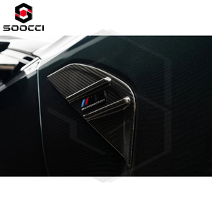 Set Trim ventilasi Fender samping gaya MP serat karbon kering untuk BMW G80 G81 M3 G82 G83 M4 Kit spidol insang samping <span class=keywords><strong>M</strong></span> Performance - Product Image 6