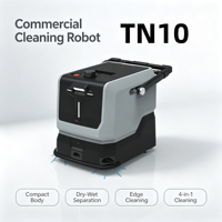 Robot de nettoyage intelligent autonome avec évitement d'obstacles par IA, qualité commerciale pour supermarchés, centres commerciaux, hôpitaux