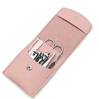Ensemble de pédicure 7 pièces en acier inoxydable : lime à ongles, ciseaux, coupe-ongles, outils de soin pour les ongles des doigts et des pieds, argent/noir