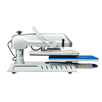 Nouvelle presse à chaud semi-automatique à plat avec composants à roulement intégré, facile à utiliser, pour impression textile électrique 110V/220V