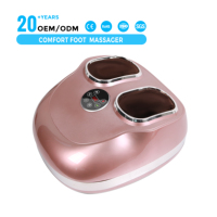360 °   Appareil de massage des pieds enveloppant avec airbag, chauffage, vibration, rouleau de raclage et minuterie pour soulager la fatigue