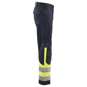 BLAKLADER - 149115128933D120 APC 2 Multinorm Inherent <b>Trousers</b> Navy <b>blue</b>/Hi-vis yellow - EAN 7330509934593 <b>WORK</b> <b>TROUSERS</b> - Product Image 4