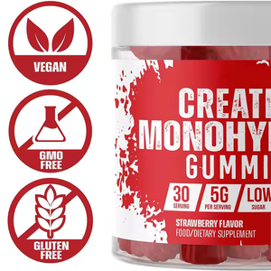 Pre-Workout <b>Creatine</b> Monohydrate L-Carnitine Natural Gummy Candy-Energy-Boosting Adult Supplement for Muscle Growth Immune - Product Image 3