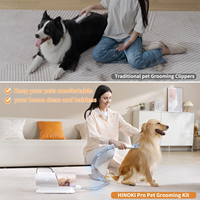 Kit de toilettage électrique tout-en-un puissant pour animaux de compagnie, tondeuse automatique portable pour poils de chat et de chien, coupe-poils en plastique
