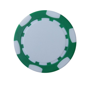 Printable <strong>Blank</strong> Poker Chips 11.5g ABS Plastic Metal Insert Full Color Custom Graphics Golf Accessories &amp; Business Card Tokens - Product Image 2