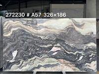 Dalles de quartzite bleu fusion polies, pierre naturelle pour îlot de cuisine de luxe et crédence