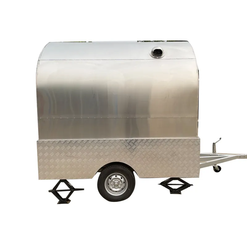 New Stainless Steel Mobile big sale mobile electric buy food truck cart with tables sale in china