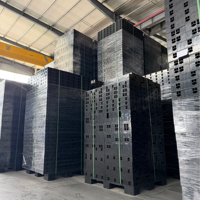 Panneaux en plastique de conception moderne pour l'application de centre commercial Coffrage de bâtiment en plastique réutilisé d'ABS pour la construction