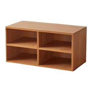 Mueble de TV con Plataforma de Madera Sólida, Mueble de Almacenamiento de Madera de Cerezo, Mueble Combinado para Sala de Estar - Product Image 5