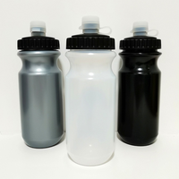 Bouteille d'eau réutilisable PP 20OZ 600ML pour le sport et le vélo, avec couvercle, couleurs blanc, vert, orange, noir, logo personnalisé – Offre Spéciale