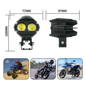 LiuHJG gran oferta diseño clásico <span class=keywords><strong>antiniebla</strong></span> blanco y amarillo intermitente motocicleta <span class=keywords><strong>luz</strong></span> <span class=keywords><strong>antiniebla</strong></span> para aventuras todoterreno - Product Image 5